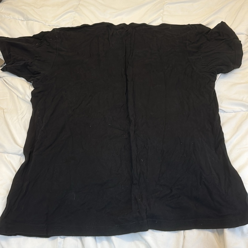 Arbor Black Short Sleeve Tee Casual Cotton - Picture 3 of 3